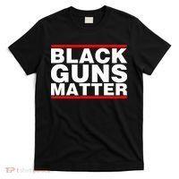 Black Guns Matter Shirt Gift For Gun Owner T-Shirt thumb 0