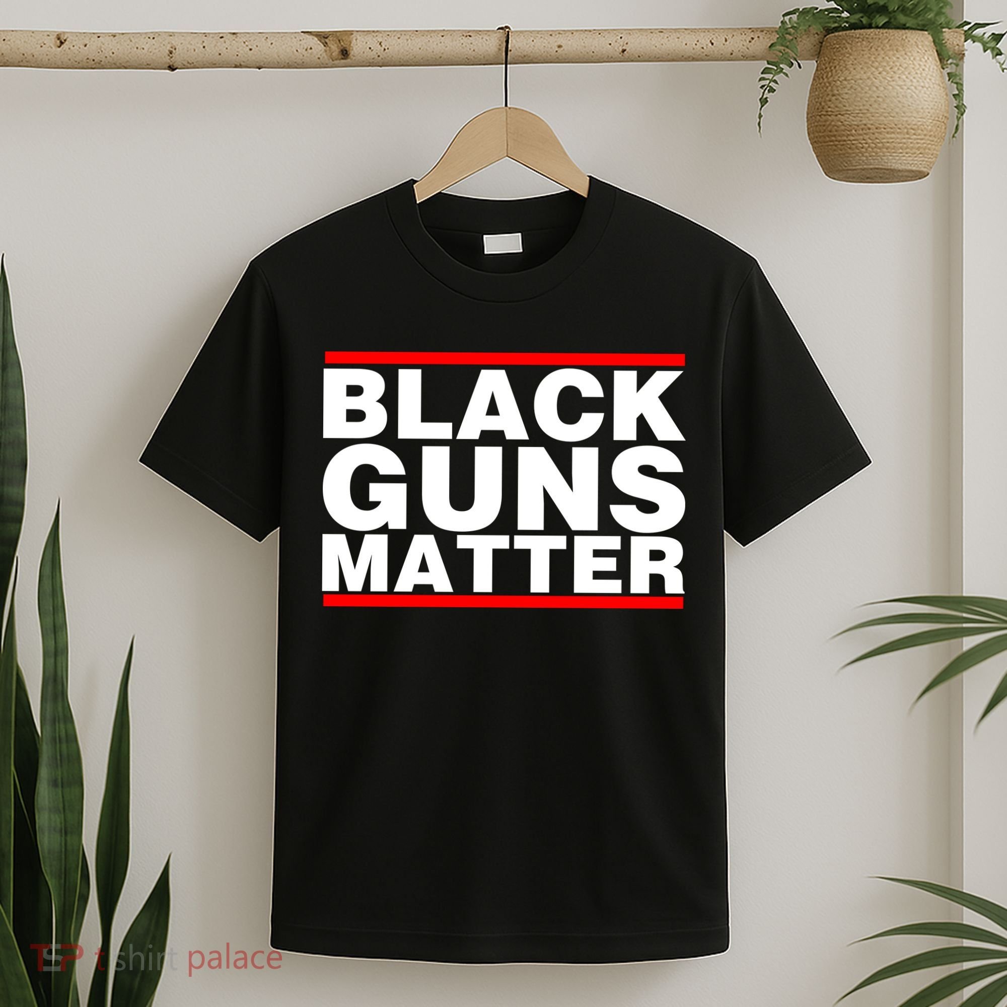 Black Guns Matter Shirt Gift For Gun Owner T-Shirt