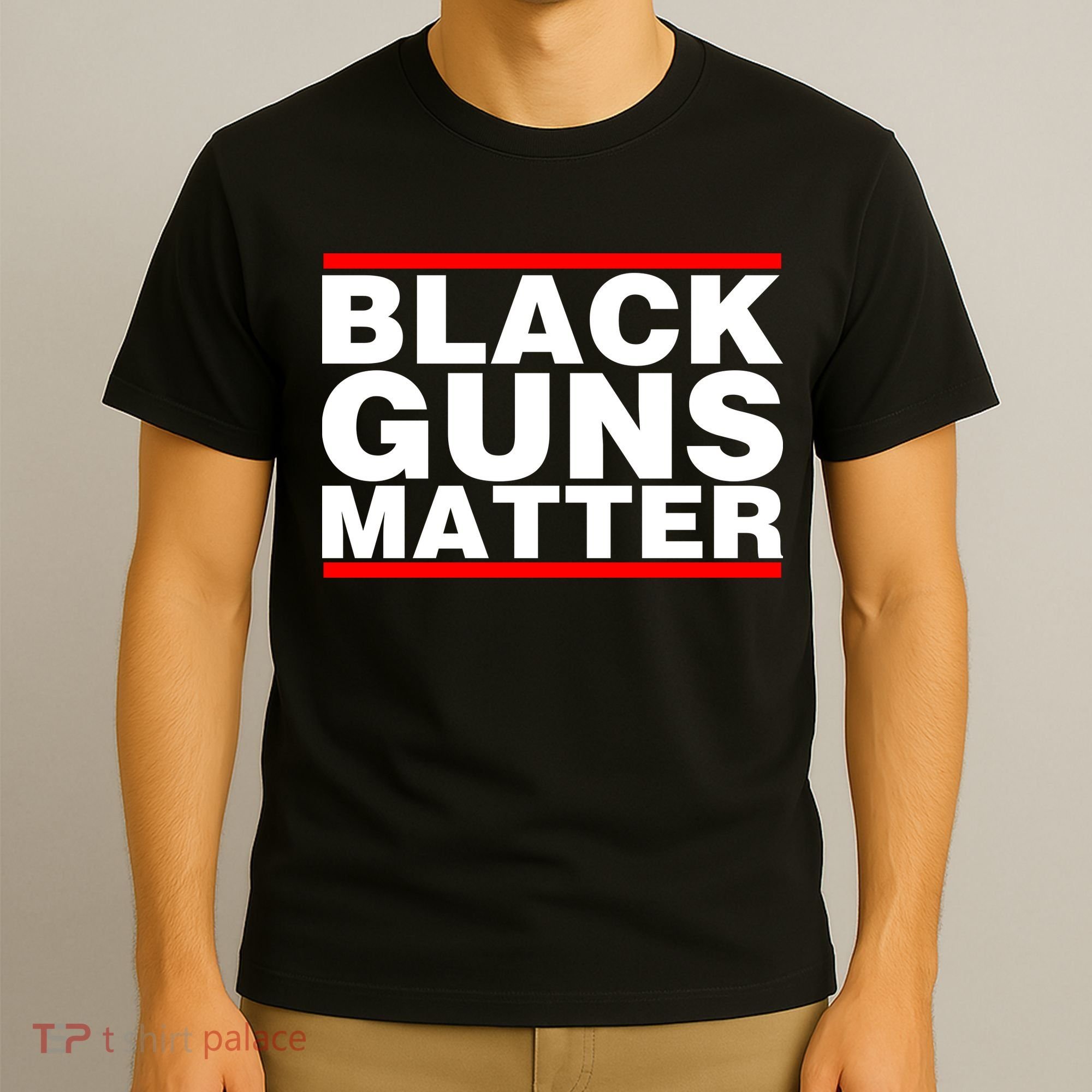 Black Guns Matter Shirt Gift For Gun Owner T-Shirt