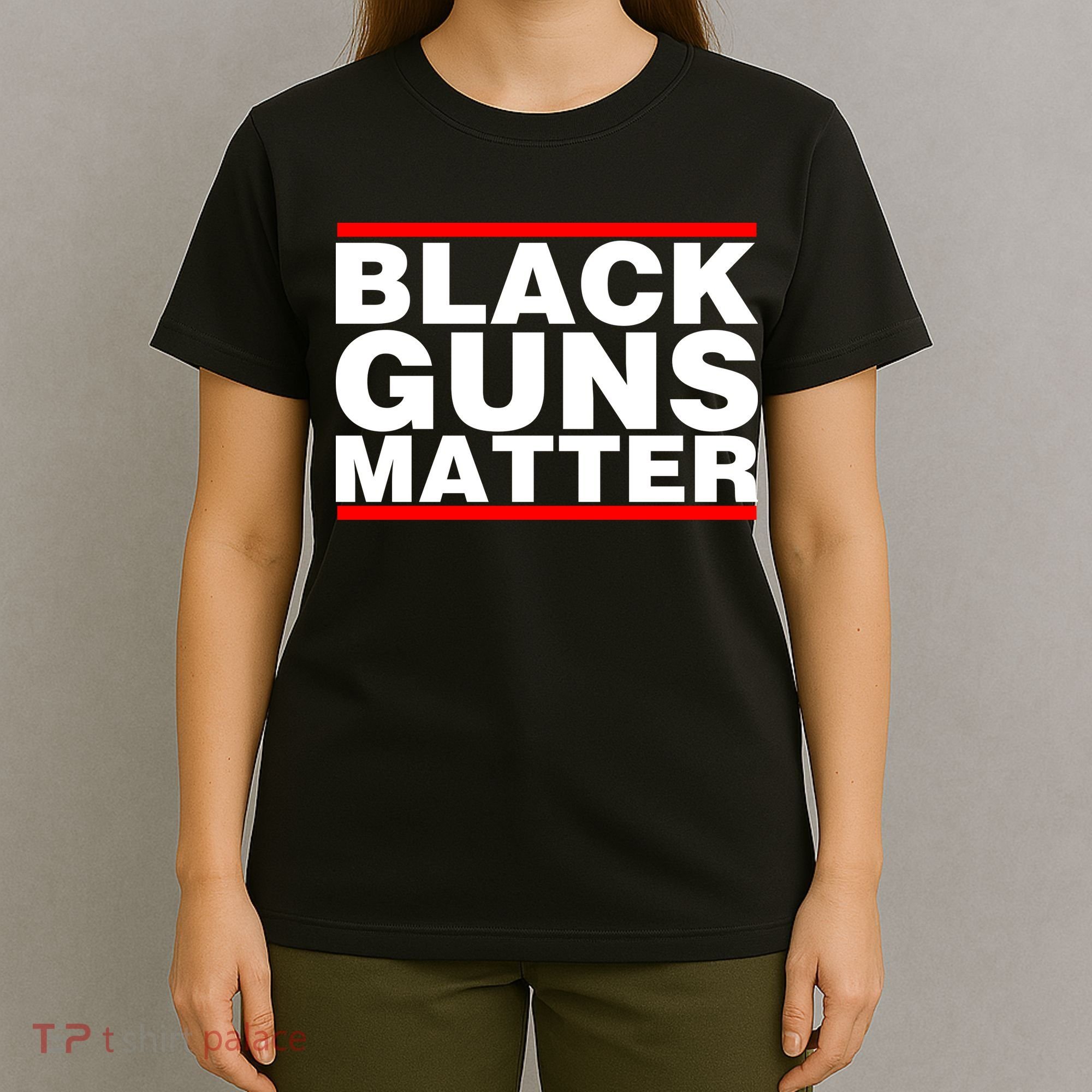 Black Guns Matter Shirt Gift For Gun Owner T-Shirt