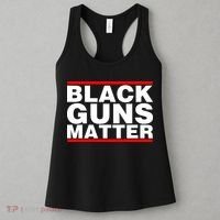 Black Guns Matter Shirt Gift For Gun Owner Women's Tank Top thumb 3