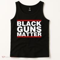 Black Guns Matter Shirt Gift For Gun Owner Tank Top thumb 2