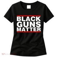 Black Guns Matter Shirt Gift For Gun Owner Women's T-Shirt thumb 0