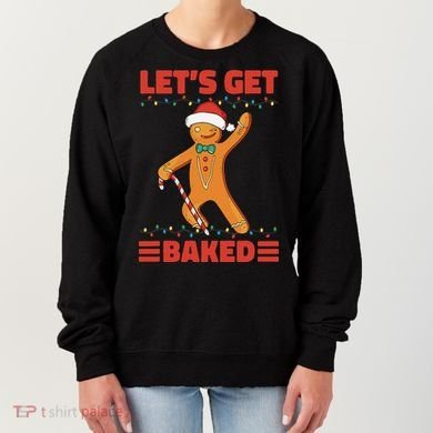 Baked Gingerbread Man Inappropriate Christmas Women's Sweatshirt