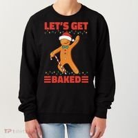 Baked Gingerbread Man Inappropriate Christmas Women's Sweatshirt thumb 0
