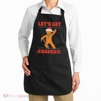 Baked Gingerbread Man Inappropriate Christmas Apron thumb 2