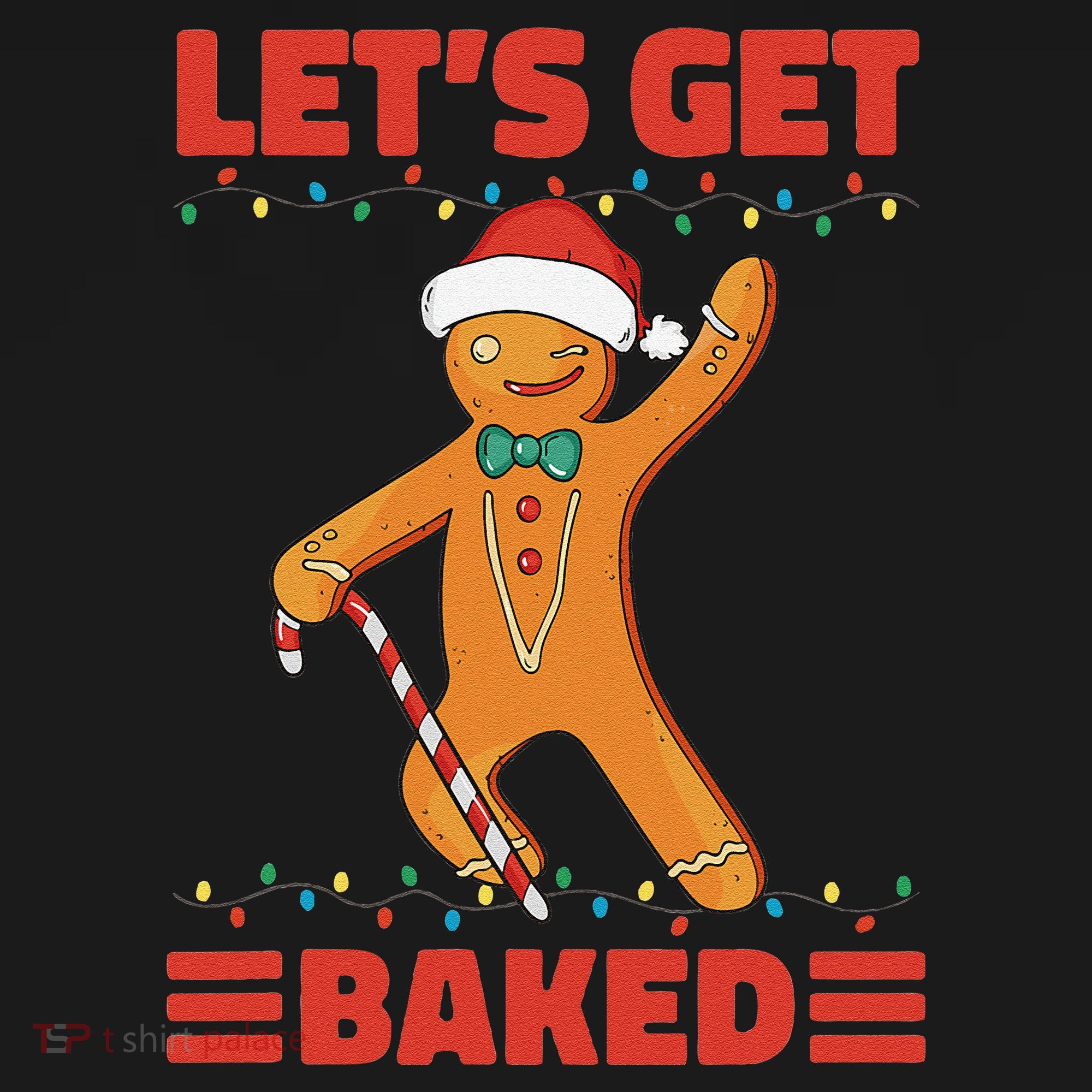 Baked Gingerbread Man Inappropriate Christmas Women's Tank Top