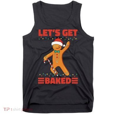 Baked Gingerbread Man Inappropriate Christmas Tank Top