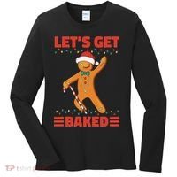 Baked Gingerbread Man Inappropriate Christmas Women's Long Sleeve Shirt thumb 0