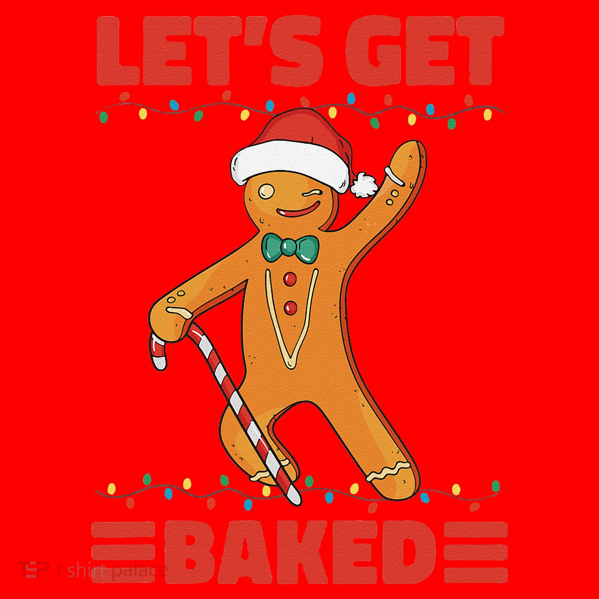 Baked Gingerbread Man Inappropriate Christmas Santa Hat