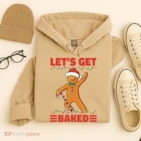Baked Gingerbread Man Inappropriate Christmas Hoodie thumb 4