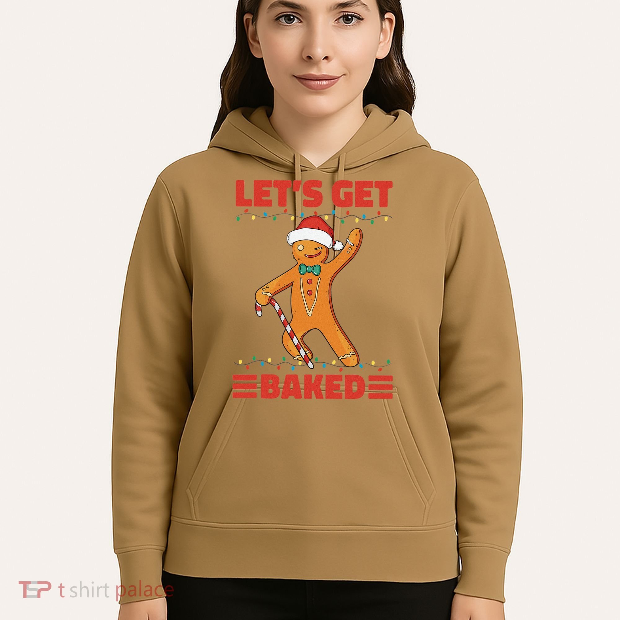 Baked Gingerbread Man Inappropriate Christmas Hoodie