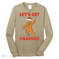 Baked Gingerbread Man Inappropriate Christmas Long Sleeve Shirt thumb 0