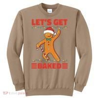 Baked Gingerbread Man Inappropriate Christmas Sweatshirt thumb 0