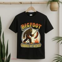 Bigfoot Grabbed My Weiner Bigfoot Grabbed My Wiener Big Foot T-Shirt thumb 2
