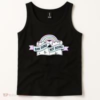 Ban Guns Not Books Protect Our Kids End Gun Violence Enough Tank Top thumb 2