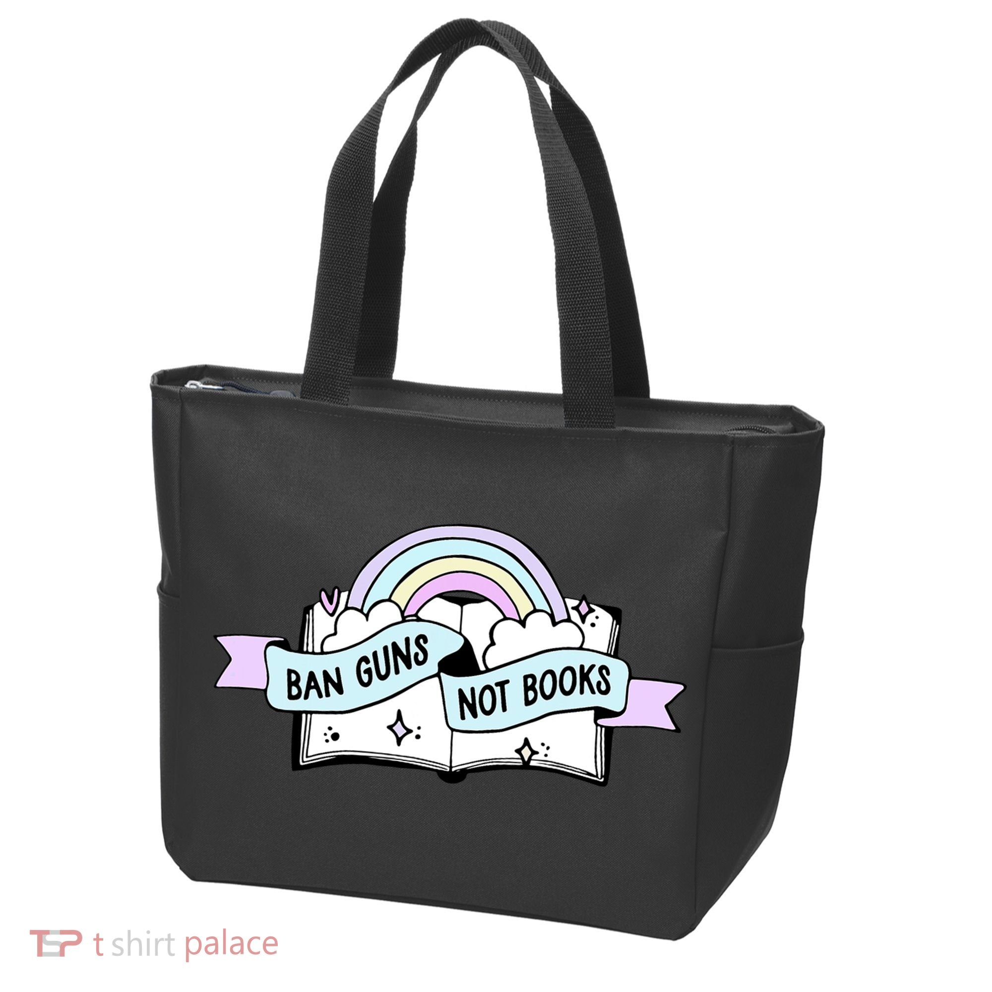 Ban Guns Not Books Protect Our Kids End Gun Violence Enough Tote Bag