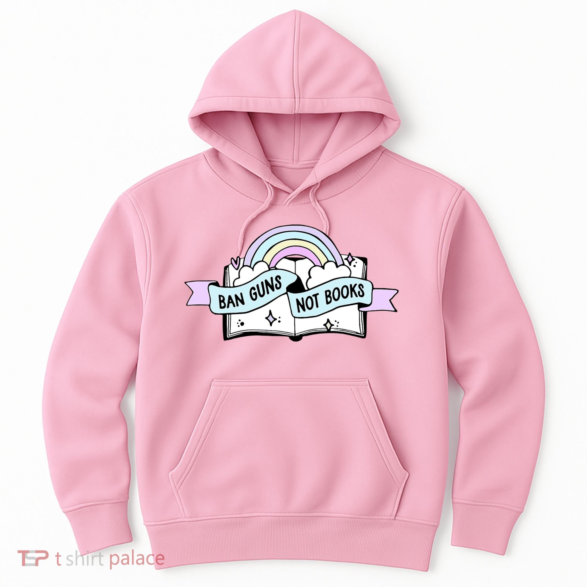 Ban Guns Not Books Protect Our Kids End Gun Violence Enough Hoodie