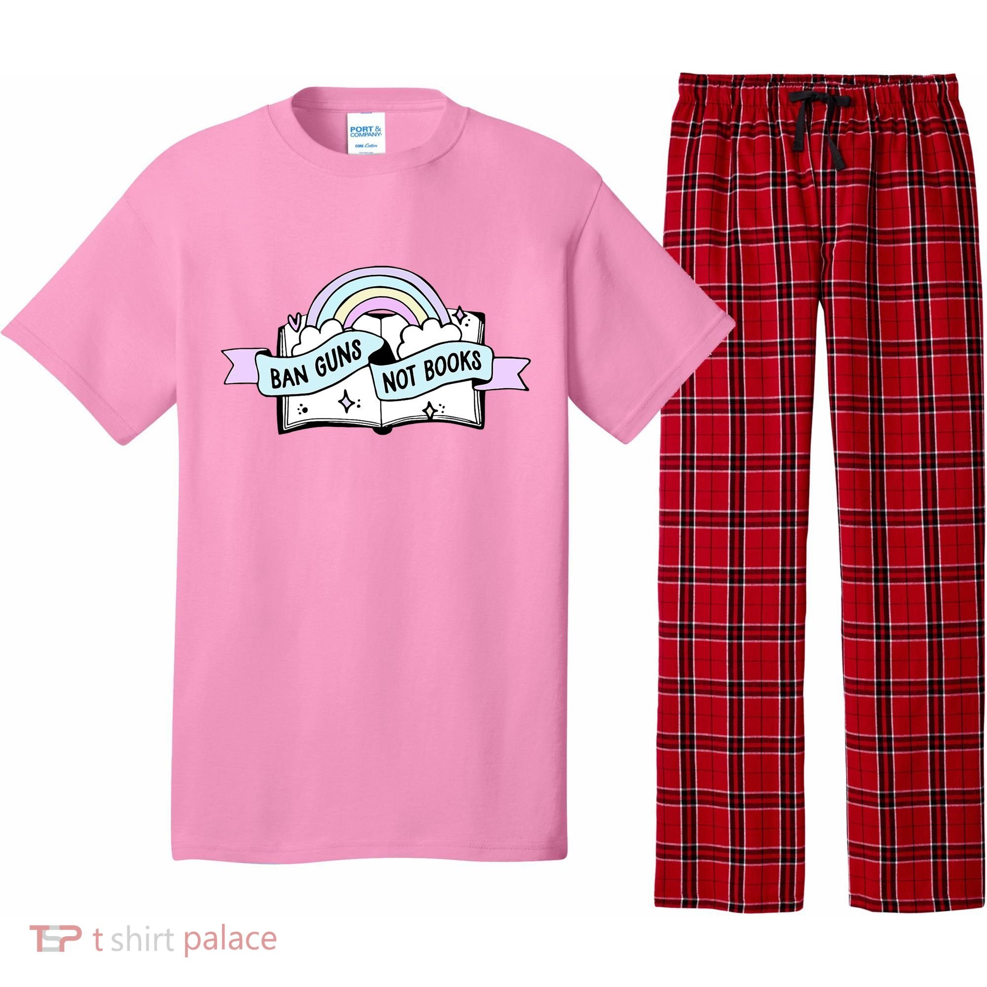 Ban Guns Not Books Protect Our Kids End Gun Violence Enough Pajama Set
