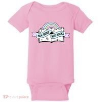 Ban Guns Not Books Protect Our Kids End Gun Violence Enough Baby Bodysuit thumb 0