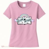 Ban Guns Not Books Protect Our Kids End Gun Violence Enough Women's T-Shirt thumb 0