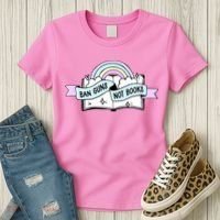 Ban Guns Not Books Protect Our Kids End Gun Violence Enough Women's T-Shirt thumb 3