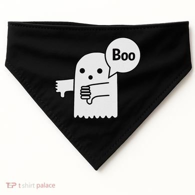 Boo Ghost Of Disapproval USA-Made Doggie Bandana