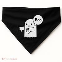 Boo Ghost Of Disapproval USA-Made Doggie Bandana thumb 0