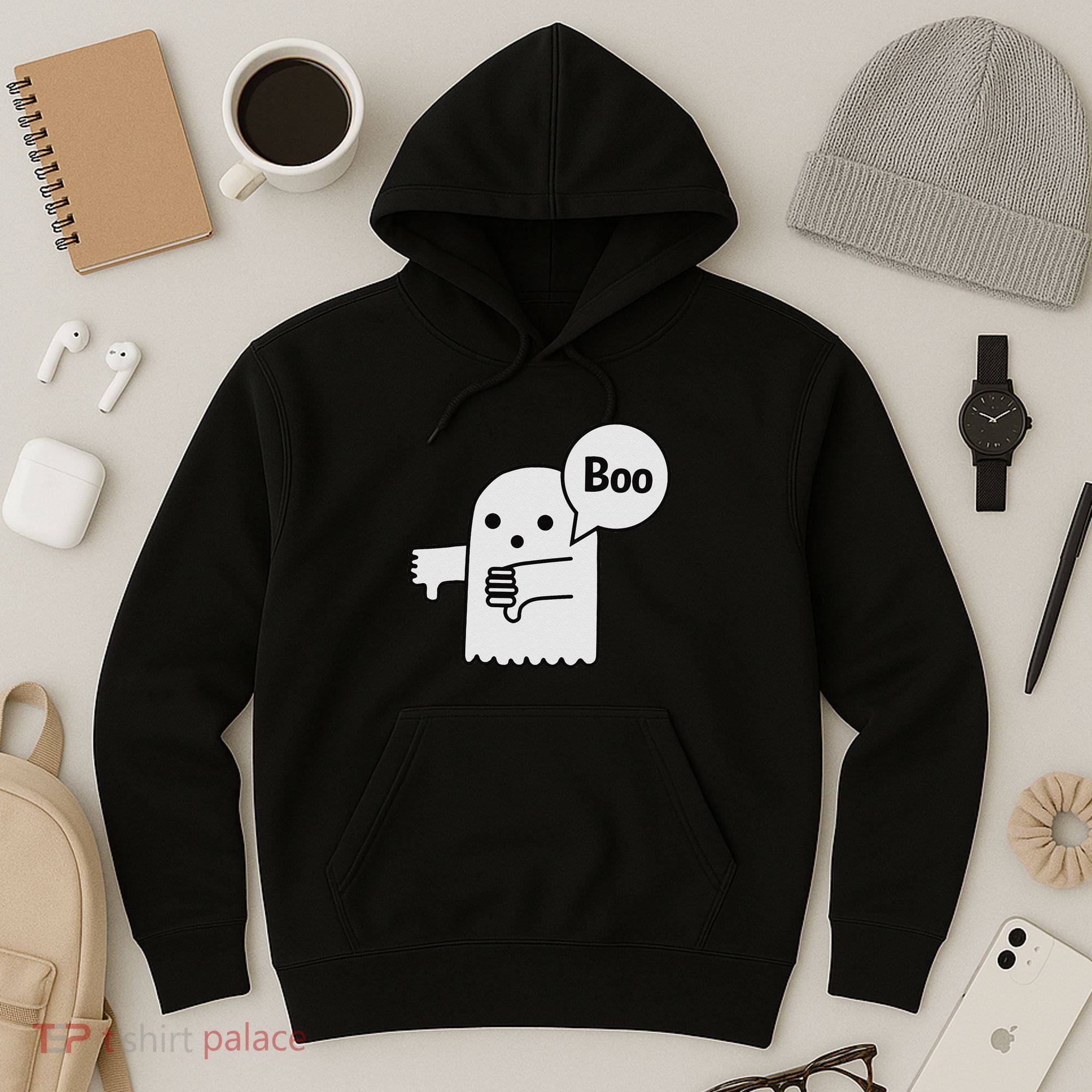 Boo Ghost Of Disapproval Hoodie