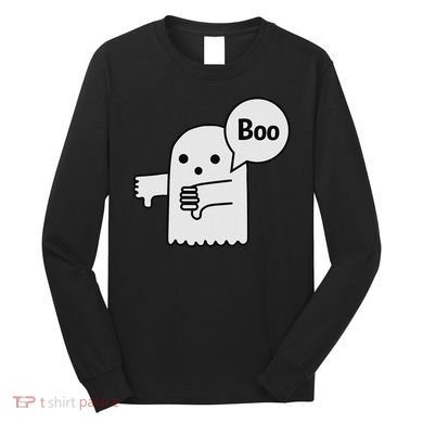 Boo Ghost Of Disapproval Long Sleeve Shirt