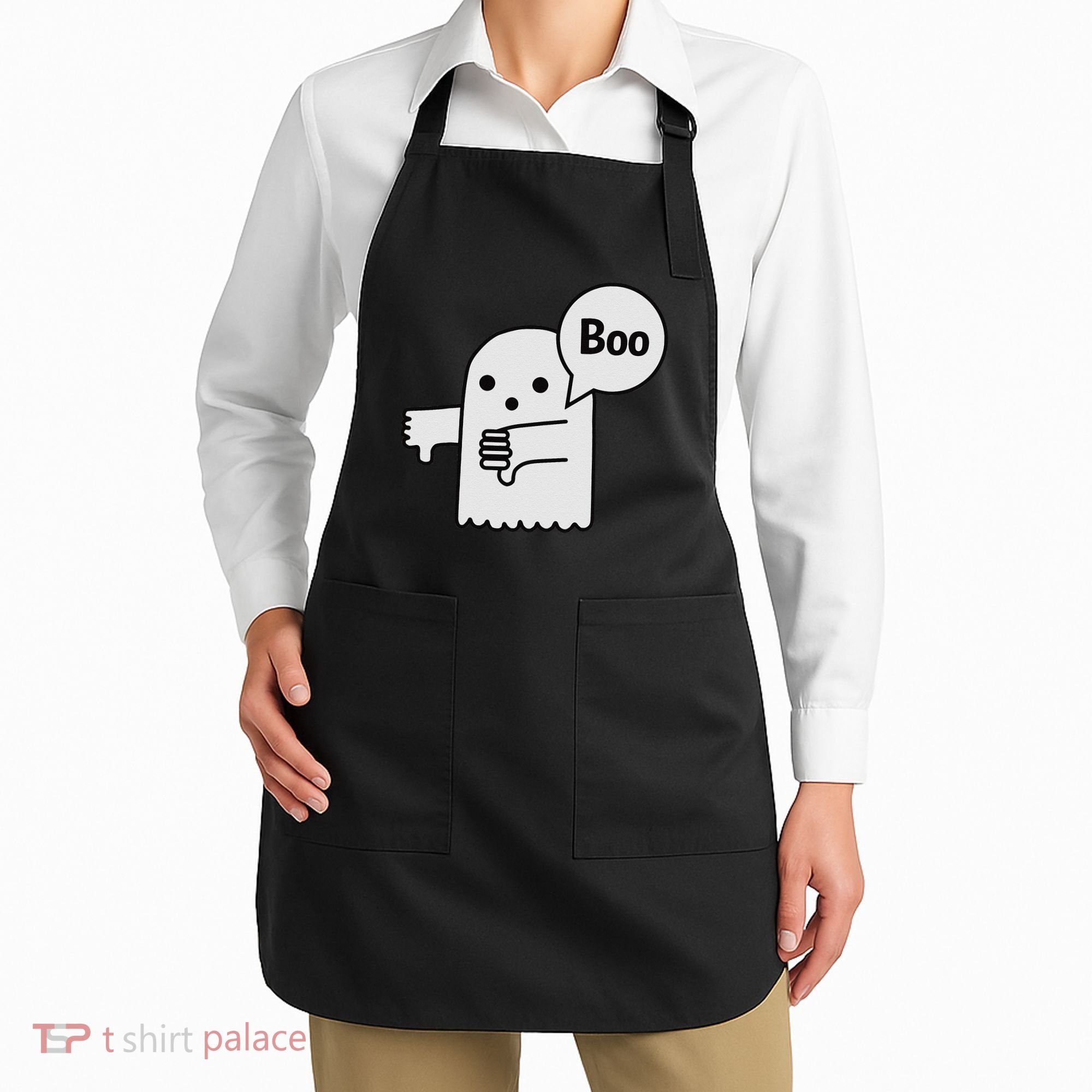 Boo Ghost Of Disapproval Apron