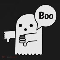 Boo Ghost Of Disapproval Button thumb 1