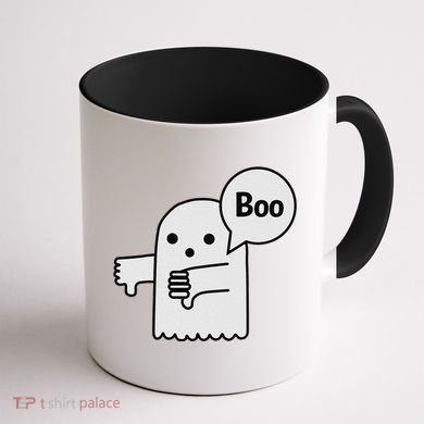 Boo Ghost Of Disapproval Coffee Mug back
