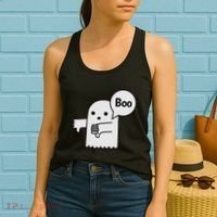 Boo Ghost Of Disapproval Women's Tank Top thumb 2