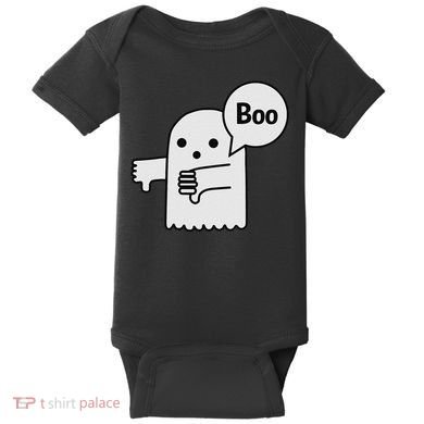 Boo Ghost Of Disapproval Baby Bodysuit
