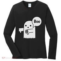 Boo Ghost Of Disapproval Women's Long Sleeve Shirt thumb 0
