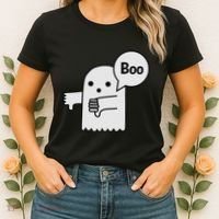 Boo Ghost Of Disapproval Women's T-Shirt thumb 2