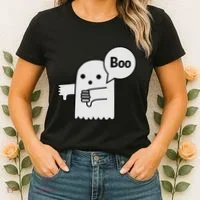 Boo Ghost Of Disapproval Women's T-Shirt thumb 2