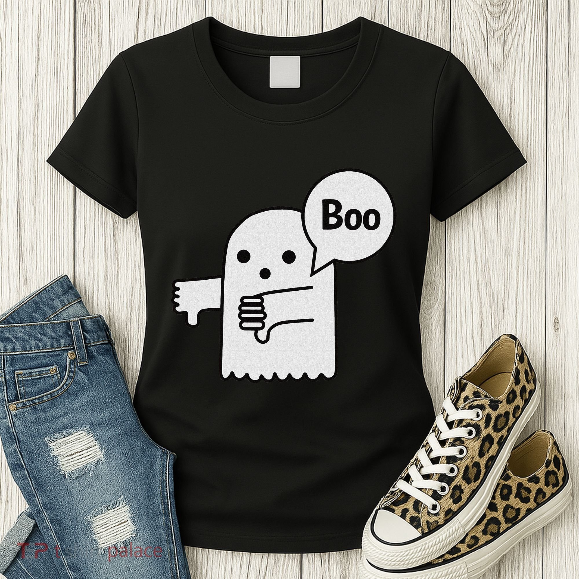 Boo Ghost Of Disapproval Women's T-Shirt