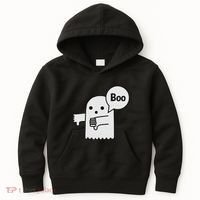 Boo Ghost Of Disapproval Kids Hoodie thumb 0