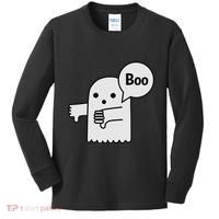 Boo Ghost Of Disapproval Kids Long Sleeve Shirt thumb 0