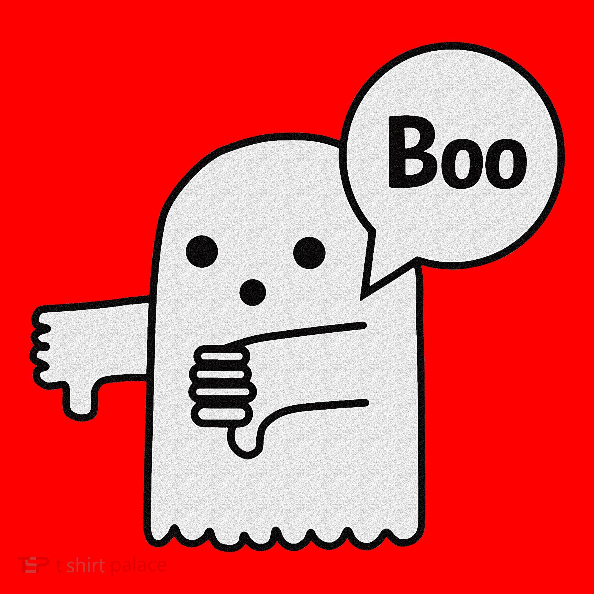 Boo Ghost Of Disapproval Santa Hat