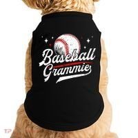 Baseball Grammie Of A Baseball Player Grammie  Doggie Tank thumb 0