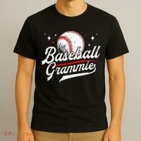 Baseball Grammie Of A Baseball Player Grammie  T-Shirt thumb 3