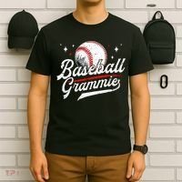 Baseball Grammie Of A Baseball Player Grammie  T-Shirt thumb 6