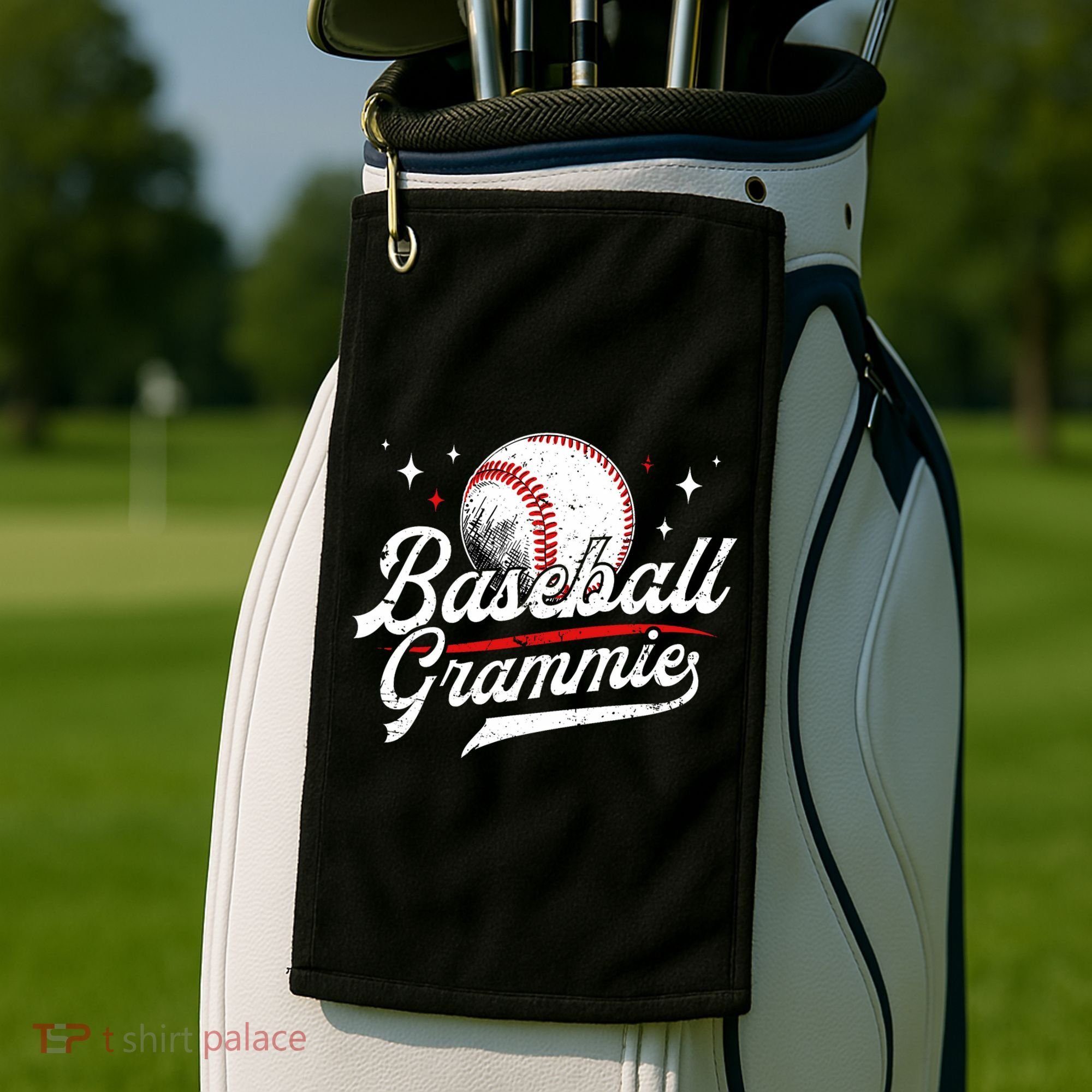 Baseball Grammie Of A Baseball Player Grammie  Golf Towel