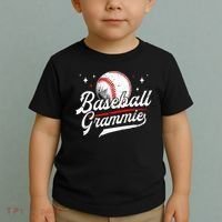 Baseball Grammie Of A Baseball Player Grammie  Toddler T-Shirt thumb 2