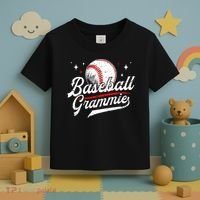 Baseball Grammie Of A Baseball Player Grammie  Toddler T-Shirt thumb 3