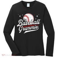 Baseball Grammie Of A Baseball Player Grammie  Women's Long Sleeve Shirt thumb 0