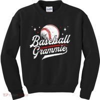 Baseball Grammie Of A Baseball Player Grammie  Kids Sweatshirt thumb 0